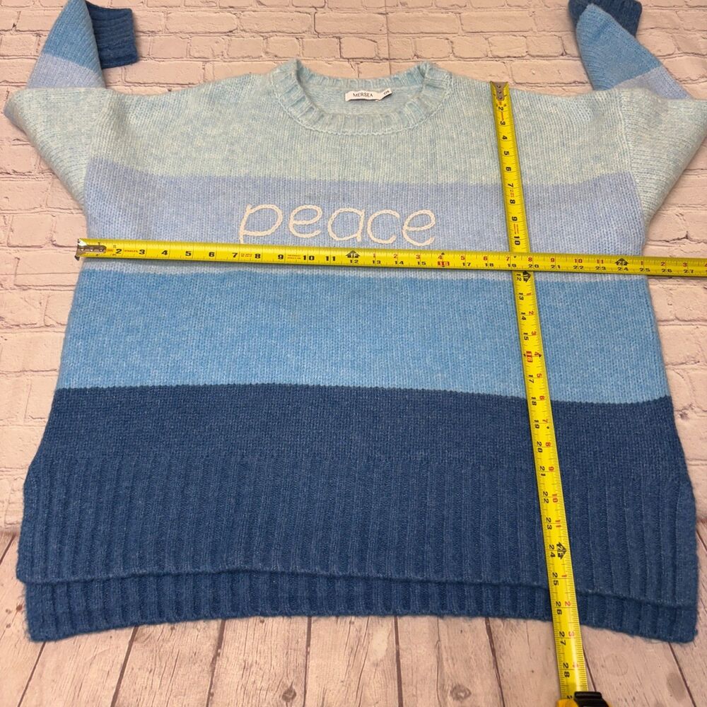 Mersea Women Pullover Sweater Knit Top One Size OS Acrylic Blend C028 -3 - Picture 2 of 15